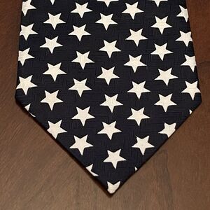 Vintage Florence Red White Blue Silk Men’s Necktie ￼